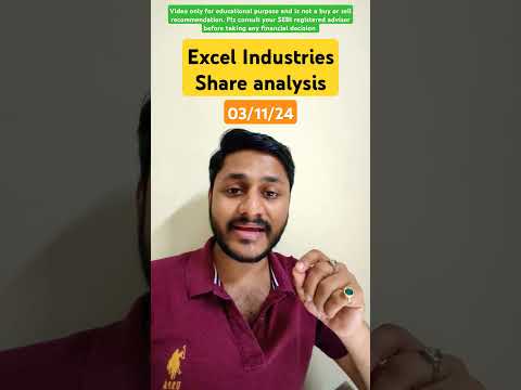 Excel Industries share analysis #excelindus#multibagger #chemicalstocks #pharmastocks