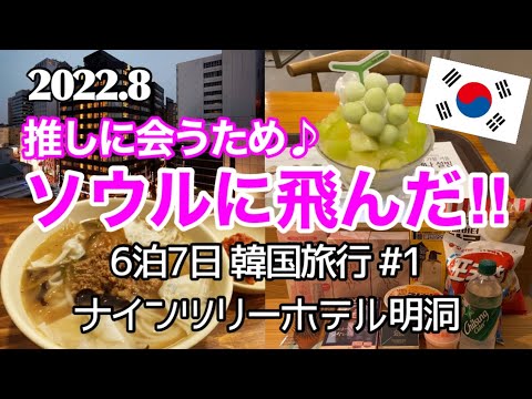 お久しぶり〜ソウル♪ 推しに会いたいんだよぉおおww 韓国旅行#1