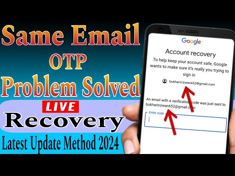 How to recover gmail password without recovery email and phone number || Same Email Account Recovery