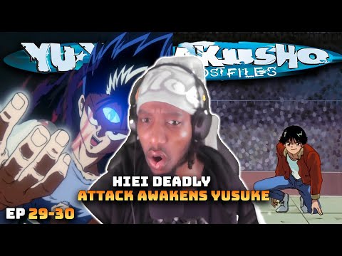 YuYu Hakusho Ep.29-30 Reaction! Hiei deadly attack awakens Yusuke! 😨