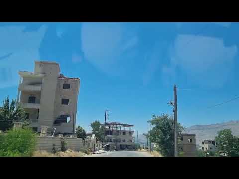 Driving through Zabadani and Sarghaya close to Lebanese border, in Syria