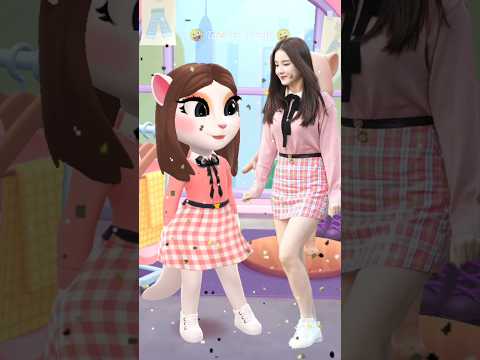 Wowww ❤️ Nency and Angela same outfit #shorts #memes #edit #nency #mytalkingangela2 #cosplay