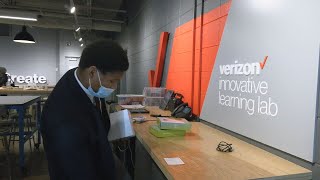 W.E.B. DuBois Academy debuts new Verizon Innovative Learning Lab