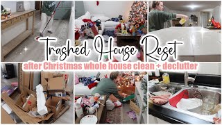 ✨TRASHED HOUSE CLEAN WITH ME // Whole House Clean + Organize // Cleaning Motivation