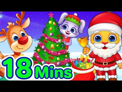 🎅 Favorite Christmas Songs For Kids By RV AppStudios | 🎄 Nursery Rhymes & Kids Songs