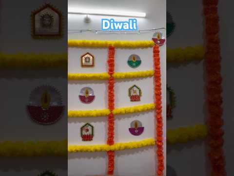 దివాళి డెకరేషన్ Diwali decoration😊#diwali #diwalidecoration #festivalvibes