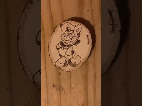 Craftycorn Woodburn art from Poppy Playtime Chapter 3