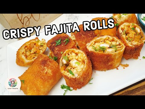 Chicken Fajita Cheese Fried Rolls For Iftar | Ramadan Recipes | Iftar Recipe Ideas |