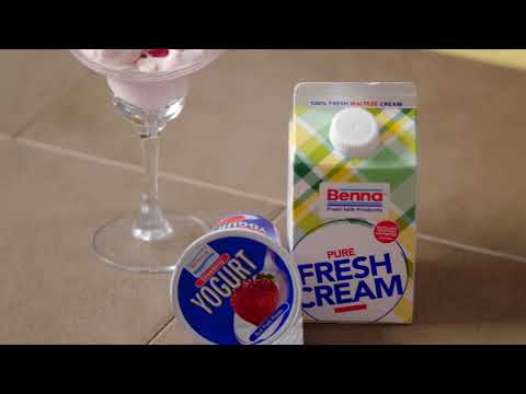 Strawberry Yogurt Icecream (Benna Recipe)