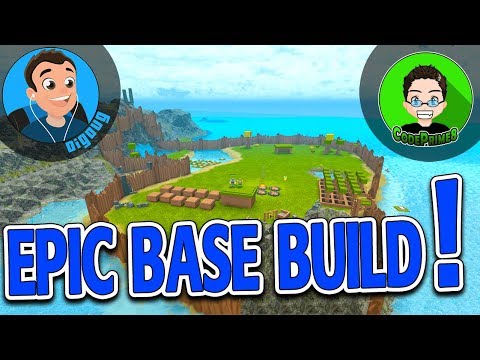 We're getting good at this! Check out our epic base in Roblox Booga Booga with CodePrime8 : Ep 13 !!