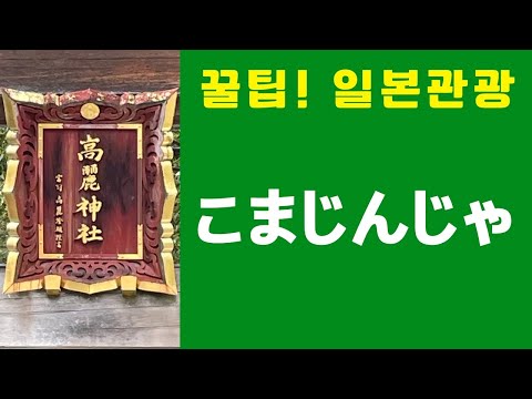 こまじんじゃ (꿀팁! 일본 관광) 고구려의 말예가 일본 사이타마에 있다