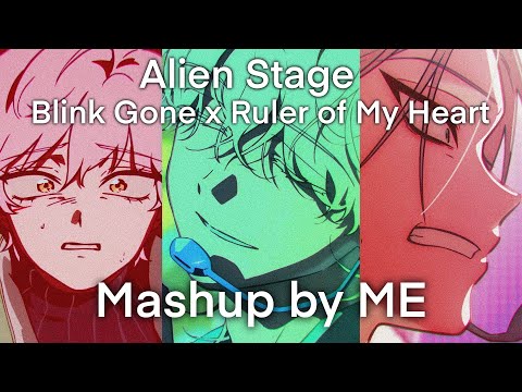 ALIEN STAGE ‘Blink Gone’ x ‘Ruler of My Heart’ mashup by ME | Girl in Red Dress