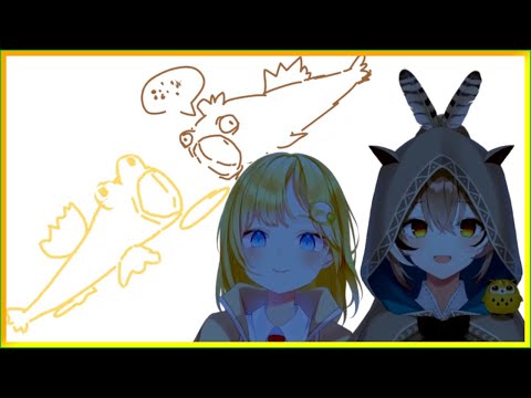 The story of the two mudskippers... It got dark very quickly 【Hololive / Ame | Mumei】