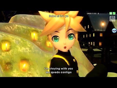 [Project DIVA] Snowman - Kagamine Len version [English, Spanish & Romaji subs]