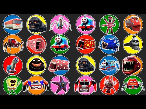 Spin Wheel Thomas Exe, Spongebob Exe, Pou, Choo Choo Charles, Kereta Hantu, Kereta Titipo, Starro