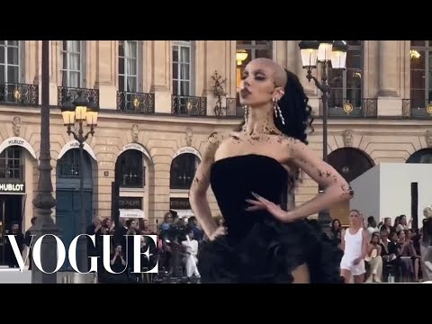 FKA Twigs Walks at Vogue World