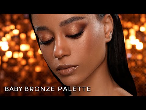 Elongated Smoky Eye Look  ft. the BABY BRONZE EYESHADOW PALETTE| Natasha Denona Makeup