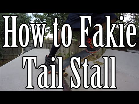 How to do a Fakie Tail Stall on a Skateboard (Mini Ramp Tutorial)