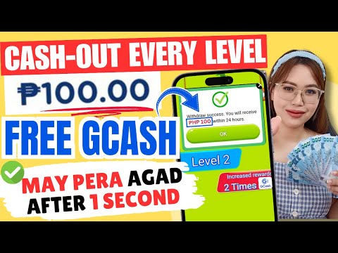 1 SECOND MAY PERA NA! CASH-OUT EVERY LEVEL | UNLI ₱100 FREE GCASH | ZERO INVITE