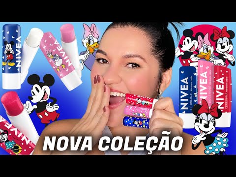 LANCAMENTO NIVEA HIDRATANTE LABIAL DISNEY, MICKEY E AMIGOS