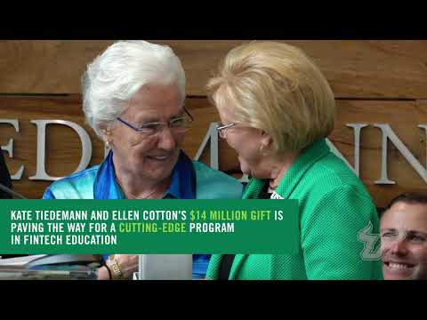 Fintech Gift Announcement at the Kate Tiedemann School of Business and Finance