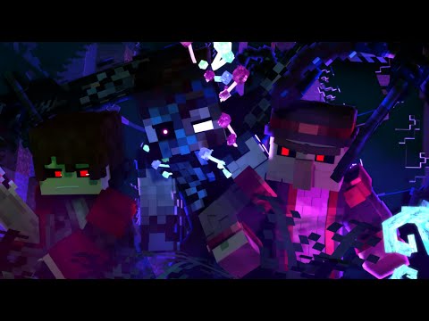 "Shockwave" - A Minecraft Music Video - Сorrupted Michael vs Daniyar and Golem