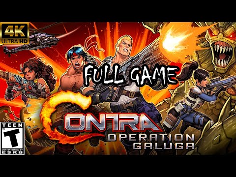 Contra: Operation Galuga - Full Playthrough (1P Story Mode, Bill Rizer & Lance Bean)