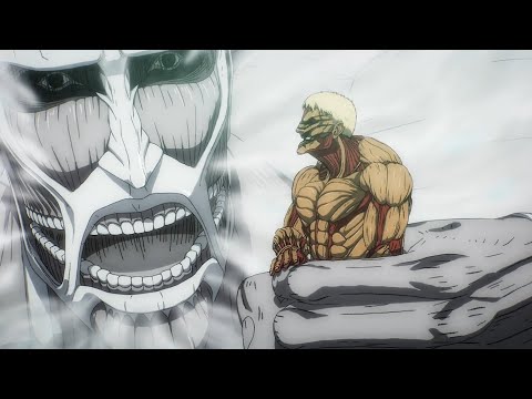 Reiner VS Bertholdt Colossal Titan - Armin Meets Bertholdt