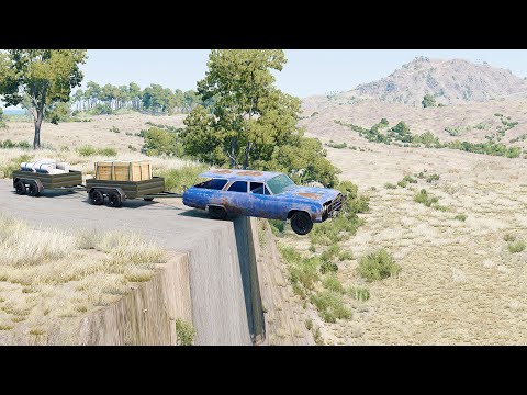 Mobil vs Unfinished Road #11 - BeamNG Drive