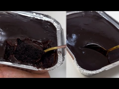 Easy CHOCOLATE CAKE with Ganache Recipe | Cake dessert  in Foil tray