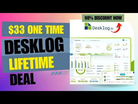 🏆🔰🏆Desklog Lifetime Deal | Ultimate Time Tracker for Success | $33 Lifetime Deal | 90% Now