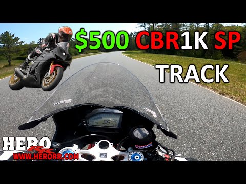 Our $500 CBR1K is an AWESOME Track Bike!