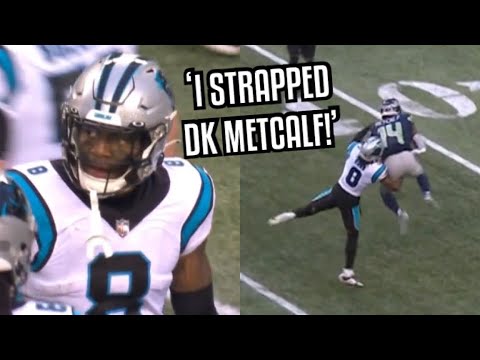 DK Metcalf Vs Jaycee Horn 🔥 ‘PHYSICAL’ Matchup! (WR Vs CB) 2022 Panthers Vs Seahawks highlights