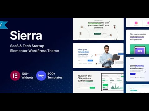 Ultimate Sierra Installation Guide: Setup Your SaaS & Tech Startup Elementor WordPress Theme