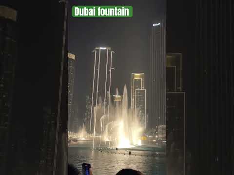 Dubai fountain (Burj Khalifa)