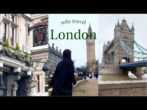 My first time in London 🇬🇧｜Solo travel vlog