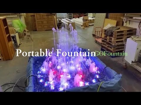 Portable Water Fountain for Home, Garden