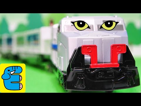 Plarail Jurassic World Dinosaur Carrier Train, Diesel Electric Locomotive [English Subs]