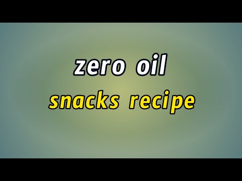 healthy snack recipe without oil / evening snack without oil /snacks recipe / tea time snacks