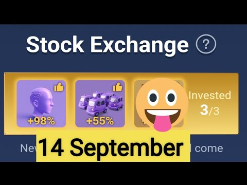 X Empire Investment Fund 14 September 2024 | Daily Combo | Stock Exchange