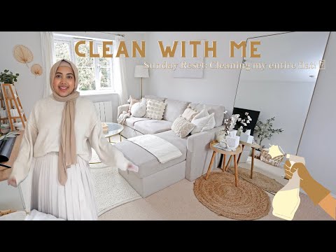 Sunday Reset: Clean my Entire Flat with Me! 🧼