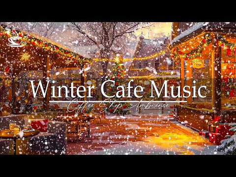 Winter Coffee Jazz❄️Snowfall Streets of The City in Winter☃️Music for The Soul - Hara Son