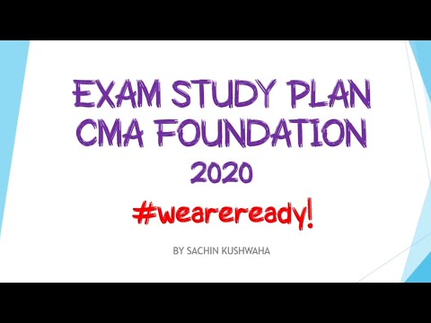 CMA foundation Study Plan Sep 2020 for Law - English : The commerce Coach