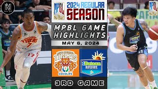 MPBL HIGHLIGHTS: DAVAO OCCIDENTAL TIGERS VS BATAAN RISERS (MAY 6, 2024)