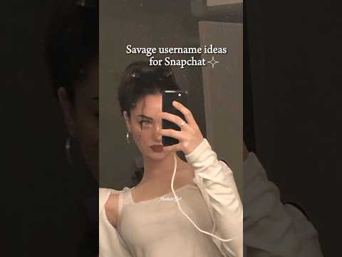 Savage username ideas for Snapchat 👻#fypシ #trending #ytshorts #fypシ #usernames #asethetic