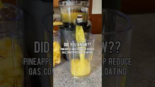 Pineapple juice for gut health 🍍 #growyourown #pineapplejuice #pineapplerecipes #shorts #ytshorts