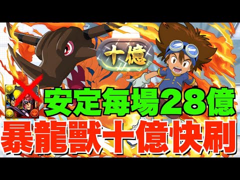 【太一28億】完美狼人磁力王代用!! 太一暴龍獸安定20分鐘快刷減手指對策齊全、睡公主減傷完美入隊【パズドラPAD】