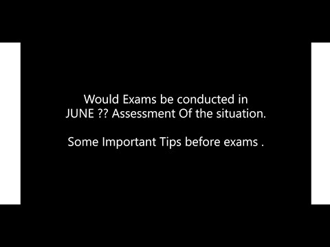 Would CA CMA & CS exams be conducted in June ?? how to study 1.5 months before exams #ca #cma #cs