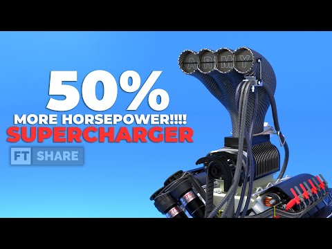 More Power Up to 50% With SUPERCHARGER!!!