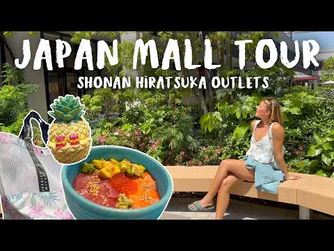 Outdoor Mall in Japan! Feels like shopping in California at the Shonan Hiratsuka Outlets